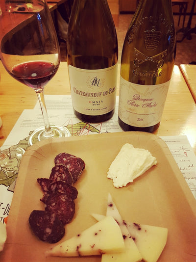 Petit feed back atelier de dégustation "horizontale de Châteauneuf-du-Pape 2016