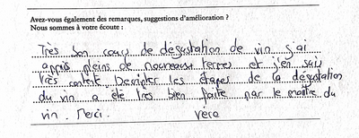 Derniers avis clients, cours d'initiation à la dégustation du vin à Vevey avec Julien !